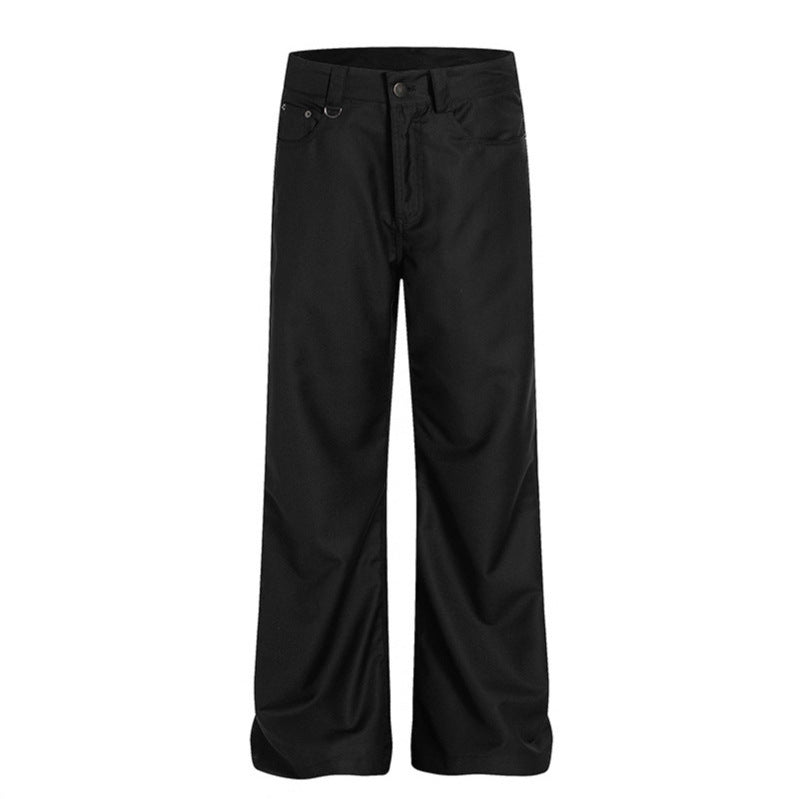 Black basic jeans for men and women