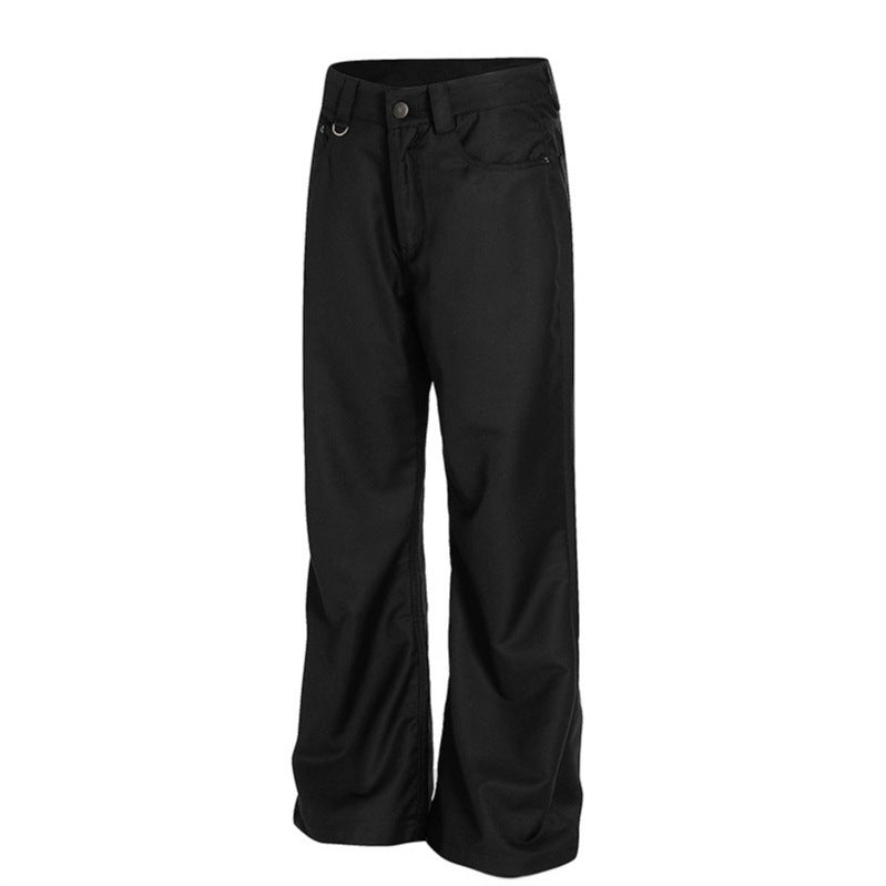 Black basic jeans for men and women