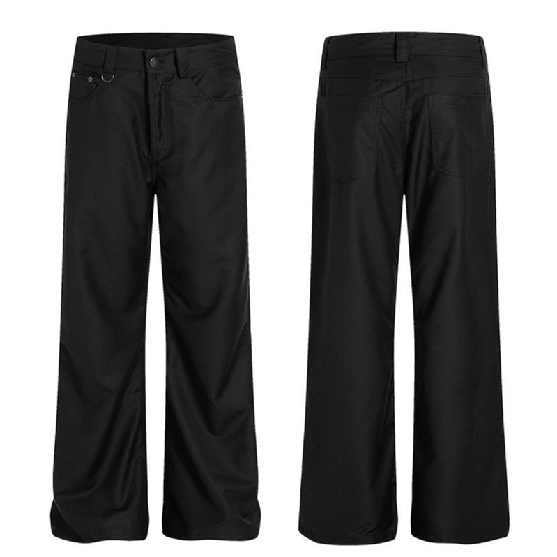 Black basic jeans for men and women